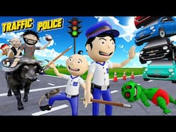 Bittu Sittu Bana Traffic Police | Traffic Police Comedy | Pagal Beta | Desi Comedy Video