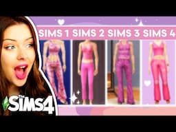 Can I Create The EXACT Same Sim in The Sims 1 vs 2 vs 3 vs 4?