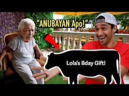 Surprising Lola with HUGE Alaga (NATAKOT SIYA 🤣!!)