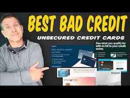 BEST Credit Cards for Bad Credit 2025 - Unsecured Credit Cards for Low Credit Scores