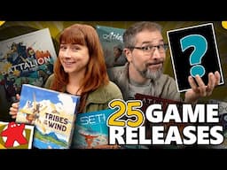 25 New Board Game Releases & Restocks - This month's Board Game Buyer's Guide!