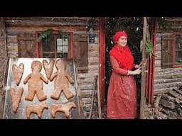 Col. Williamsburg's Gingerbread Recipe |Delicious Fire Cooking| ASMR