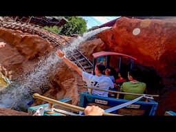 CALAMITY MINE - POV - Walibi Belgium Mine Train Coaster