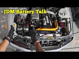 Lets talk about JDM Cars and Their Batteries / Nissan Skyline R32 battery replacement