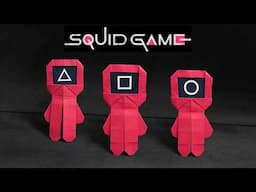 Origami Squid Game Guard - Full Step by Step Tutorial!