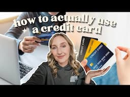 How I Use Credit Cards to My Advantage | Credit Card 101: 6 simple ways to benefit from credit cards