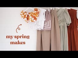 Everything I Made In Spring 🌼 (Sewing My Dream Wardrobe) | My Me-Made Wardrobe