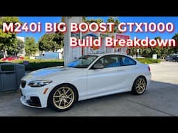 BMW M240i BigBoost GTX1000 Build Breakdown