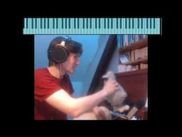 Late night unplanned (baroque?) piano improvisation stream