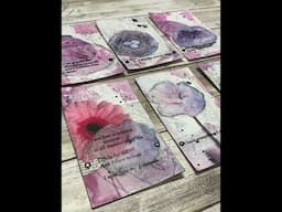 Mixed Media Mantra Cards