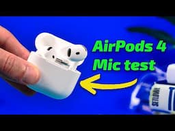 AirPods 4 mic test vs older AirPods and popular headphones! (mini review)