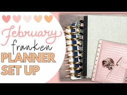 FEBRUARY PLANNER SETUP | HAPPY PLANNER - PLANNER MOVE IN - FRANKENPLANNER FRANKEN PLANNER SET UP