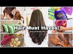 Haircare Things Every Girl Needs But Ignores! Must have Essentials for Long Thick Hair😍