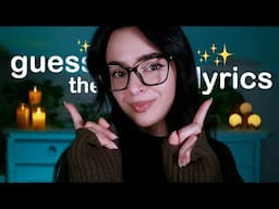 ASMR Close Your Eyes & Guess the Lyrics! ✨ The Best 70s, 80s, & 90s Pop Hits ✨ (soft spoken singing)