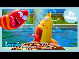 LARVA MEGA COMPILATION!  | Larva | Funny Cartoons For Kids | WildBrain Bananas