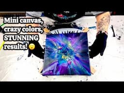 # 750 - 😮 I was SHOCKED when I used these colors!  Mini canvas with STUNNING results!