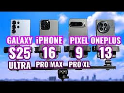 MONSTER COMPARISON!!! Galaxy S25 ULTRA vs iPhone 16 PRO MAX vs Pixel 9 PRO XL vs OnePlus 13