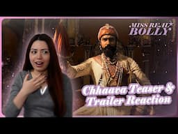 Chhaava | Official Trailer  & Teaser Reaction | Vicky K | Rashmika M | Akshaye K | Dinesh Vijan