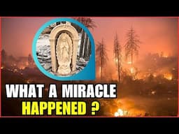 Virgin Mary Statue Miraculously Survive Devastating Palisades LA Wildfire