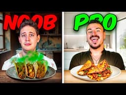 TACOS MEXICANOS con ZerosPoker | Noob vs Pro