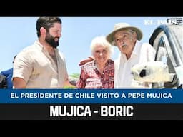 José Mujica recibió a Gabriel Boric en su chacra en Montevideo: se reunieron y plantaron un olivo