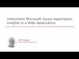 Instrument Application with Azure Monitor Application Insights Course Preview