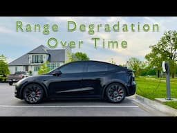 Tesla Model Y Performance range degradation after 1.5 years