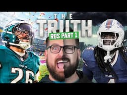 The TRUTH: RBs Part 1 + Saquon Smash! | Fantasy Football 2025 - Ep. 1715