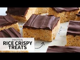 Protein Rice Crispy Treats (that taste GOOD!)