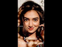 Nazriya Nazim | Makeup Transformation | Niv Vin Arts #music #makeup #transformation #nazriyafahad