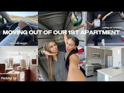 MOVE OUT VLOG | leaving our hometown, getting the keys to our dream LA apartment- moving series pt.2