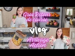 VLOG : Retour de courses Aldi et inter + haul Action .