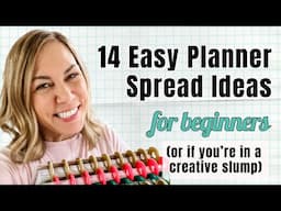 14 Easy Planner Spread Ideas for Beginners - My Go-To Formulas for a Cute & Simple Layout