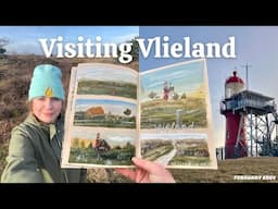 Visiting Dutch island VLIELAND & documenting it all in my sketchbook 📚👩‍🎨