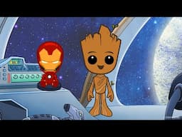 ¡Groot se Viste de Iron Man! | Equipo Super Héroes