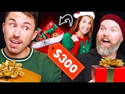 We Gave Austin's Wife $300 to Find the WEIRDEST Christmas Gifts on Amazon! - Gift Guide Unboxing