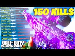 BLACK OPS 6 WORLDS FIRST 150+ KILL GAMEPLAY! (COD BO6 BEST LOADOUT)