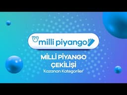 Milli Piyango 9 Şubat 2025 Çekilişi No. 102 - Kazanan Kategoriler