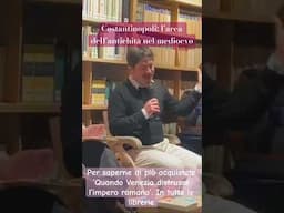 Dalla presentazione milanese del mio ultimo libro: Quando Venezia distrusse l’Impero romano’ #storia