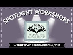 SSBE Shop @home - Karen Burniston Spotlight