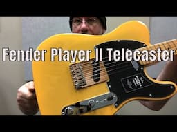 Fender Player II Telecaster Maple Fretboard Butterscotch Blonde Demo