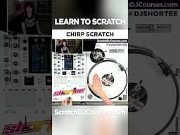 Learn the CHIRP Scratch 🐤 in 40 Seconds! ★ Scratch DJ Tutorial ★ #djshortee shorts