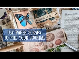 Use Paper Scraps to Fill Your Journal Pages