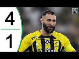 Benzema Goal - Al-Ittihad vs Al-Raed 4-1 Extended Highlights & Goals 2025