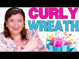 DIY Birthday Curly Wreath That Will Make Your Party POP