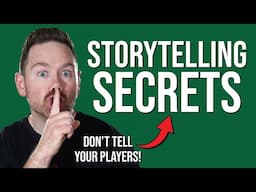 What no one tells you about STORYTELLING in D&D