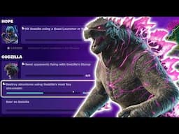 How To complete Godzilla Quest in Fortnite - Send Opponents flying with Godzilla's Stomp