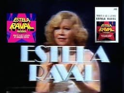 ESTELA RAVAL ♪ Promo Retro ATC: Álbum TRIBUTO A LOS CINCO LATINOS (1980) Exclusivo