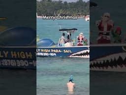 Santa with an epic entry || Merry Christmas #chefandredavy #Christmas #santa #shorts