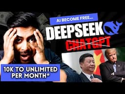 DeepSeek-R1 AI - Now the world has FREE AI | Unlimited Use Cases to Learn | Make Thousands of Dollar